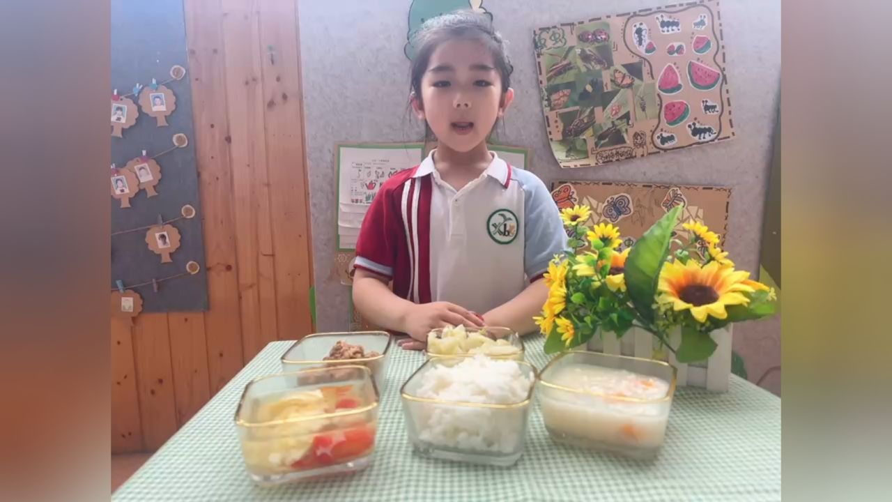 幼儿园美食播报