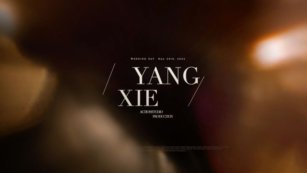 「yang & xie」湛江婚礼回顾快剪短片 | 总监三机