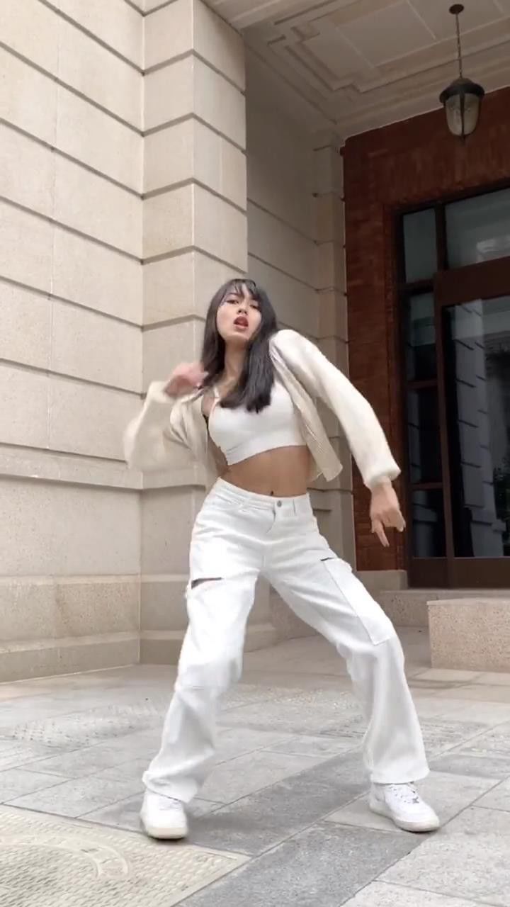 原创编舞 黑皮女孩穿白衣依然很辣#icecream#blackpink