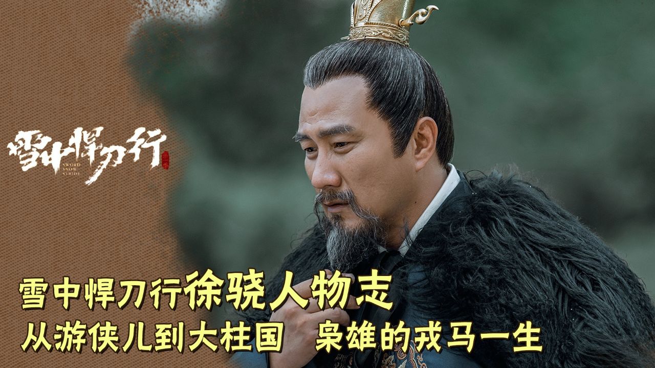 雪中悍刀行原著徐骁人物志:从市井之徒到上柱国大将军,徐骁马踏江湖的