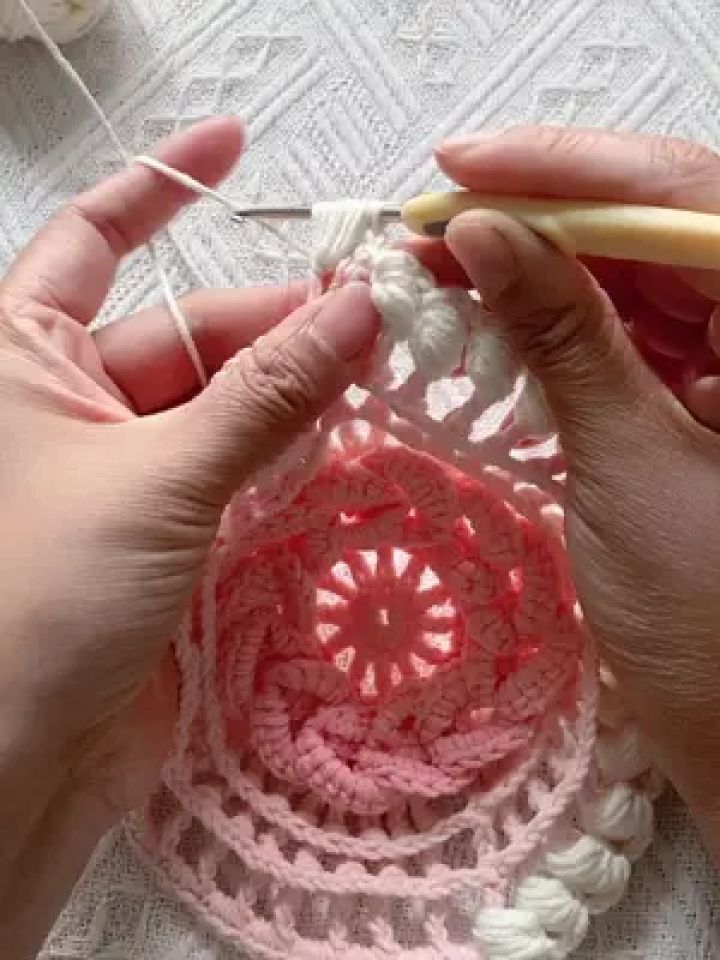 爱生活爱编织 #手工毛线编织 #钩针教程