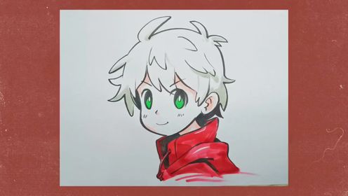 简笔画动漫人物小男孩(1)