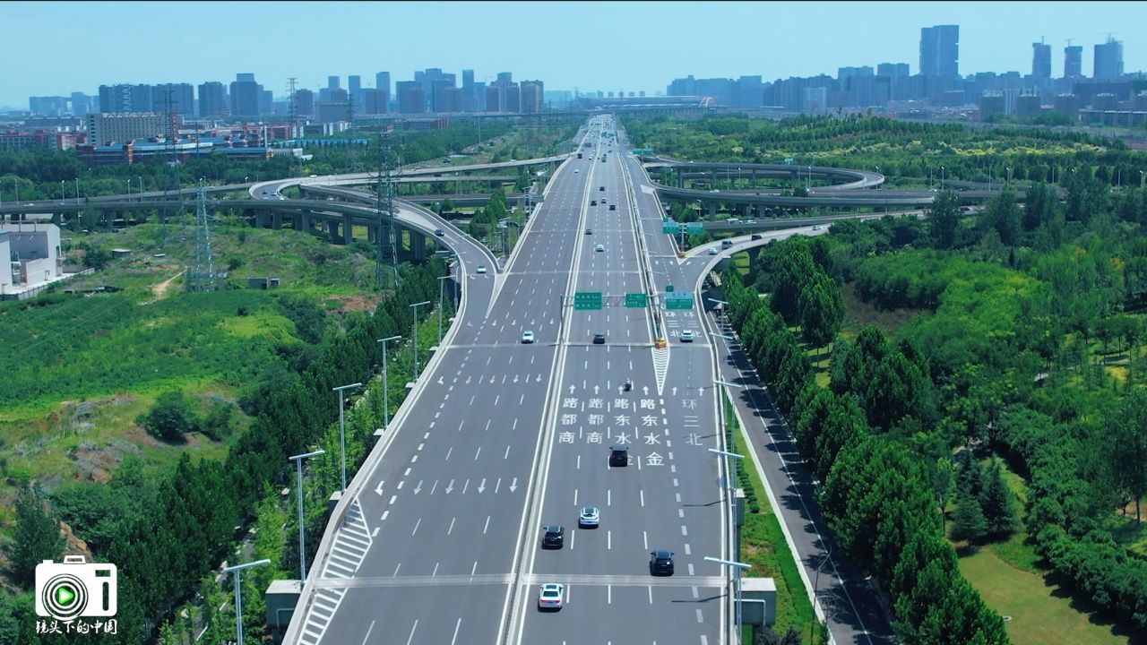 郑东新区东三环美丽街景风光掠影