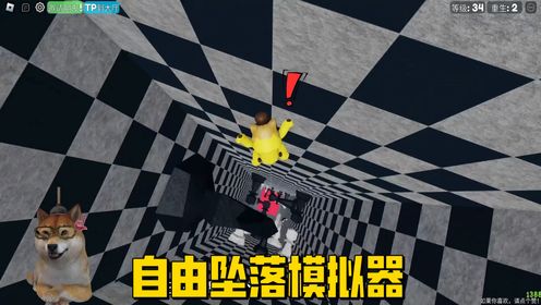 ROBLOX自由坠落模拟器：挑战专家模式！但是好像太简单了点吧？