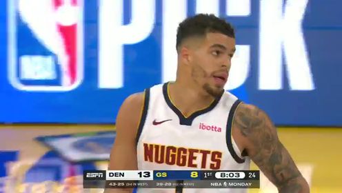 《金州勇士》NBA常规赛：掘金vs勇士第1节英文原声回放