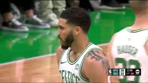 《波士顿凯尔特人》【回放】 NBA常规赛：尼克斯vs凯尔特人第1节英文原声回放