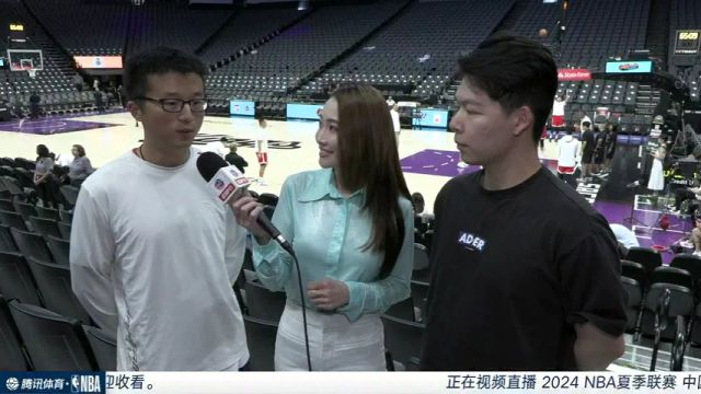 实时连线前方孟超采访中国男篮球迷：看国家队男篮已20年 中国男篮是唯一主队
