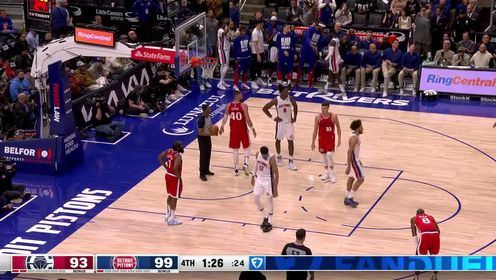《NBA全场集锦》【回放】快船vs活塞第4节英文原声回放