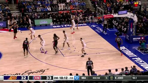 《NBA全场集锦》NBA常规赛：太阳vs活塞英文原声全场回放
