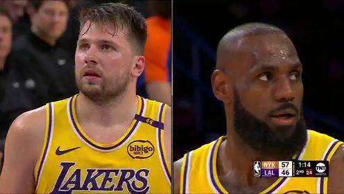 洛杉矶湖人_NBA常规赛：尼克斯109-113湖人_NBA常规赛：尼克斯vs湖人第2节中文解说回放_高清