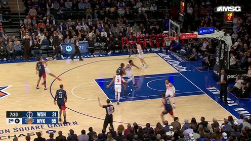 《NBA全场集锦》终于拿到球了！普尔张弓搭箭弧顶三分一发入魂