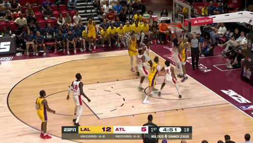 《NBA全场集锦》快攻反击势如破竹！乔丹-波顿妙传快下的盖耶暴扣吃饼