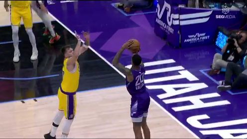 《NBA全场集锦》【回放】NBA常规赛：湖人vs爵士第3节英文原声回放