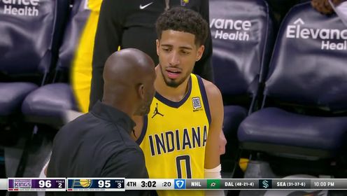 《NBA全场集锦》NBA常规赛：国王vs步行者第4节英文原声回放