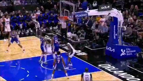 《NBA全场集锦》【回放】NBA季前赛：76人vs魔术第2节中文解说回放