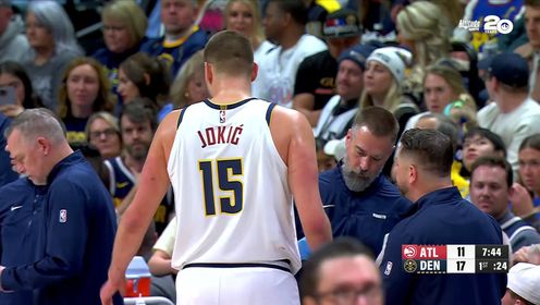 《丹佛掘金》NBA常规赛：老鹰vs掘金第1节英文原声回放