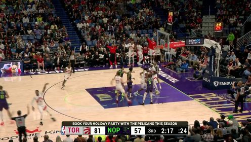 《NBA全场集锦》大火收汁！巴雷特接球三分自信出手持续扩大分差