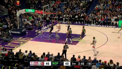 《NBA全场集锦》NBA常规赛：猛龙vs鹈鹕第2节中文解说回放