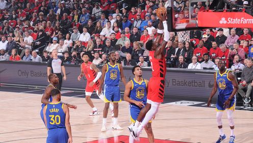 《NBA全场集锦》【纯享】勇士vs开拓者精华回放 库里准三双希尔德22+5助队大胜对手