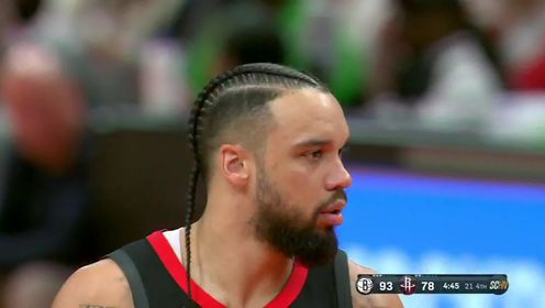 《休斯敦火箭》NBA常规赛：篮网vs火箭第4节英文原声回放