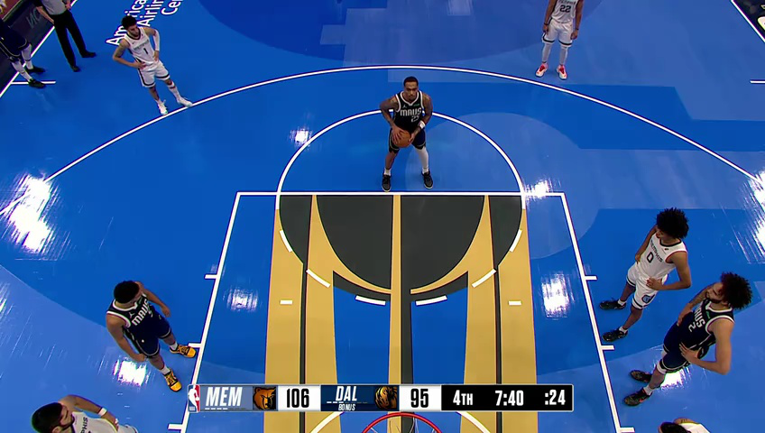 灰熊vs独行侠 NBA杯小组赛：灰熊vs独行侠第4节中文解说回放