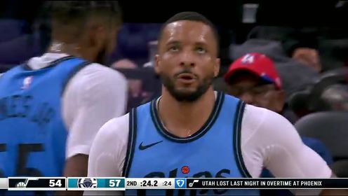 《洛杉矶快船》NBA常规赛：爵士vs快船第2节中文解说回放