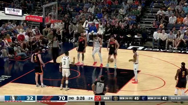 NBA常规赛：独行侠vs雷霆第2节中文解说回放