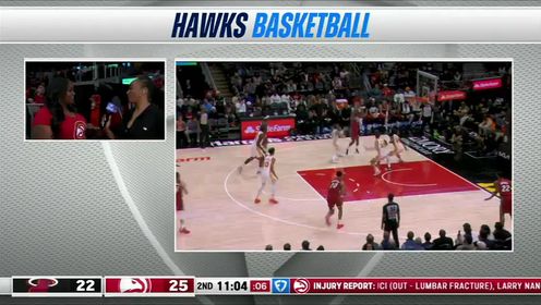 《NBA全场集锦》【回放】热火vs老鹰第2节中文解说回放