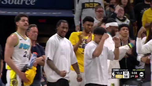 《NBA全场集锦》NBA季后赛：骑士vs步行者G4第2节英文原声回放