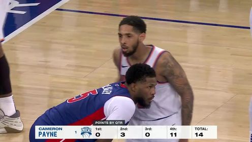 《NBA全场集锦》【回放】NBA季后赛：活塞vs尼克斯G1第4节中文解说回放