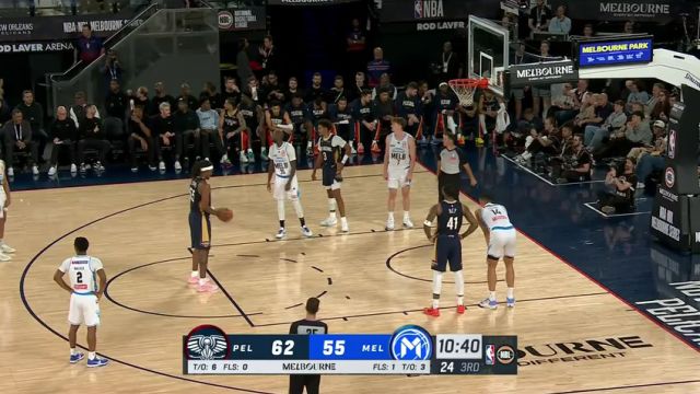 NBA季前赛：墨尔本联vs鹈鹕第3节中文解说回放