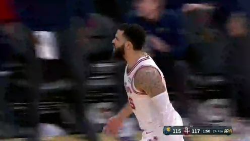《休斯敦火箭》【回放】NBA常规赛：步行者vs火箭第4节英文原声回放