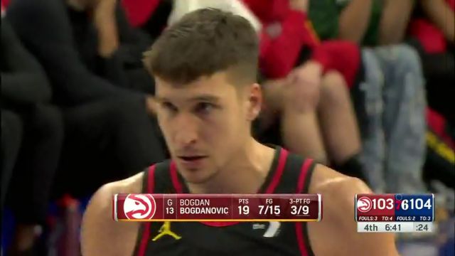 NBA常规赛：老鹰vs76人第4节中文解说回放