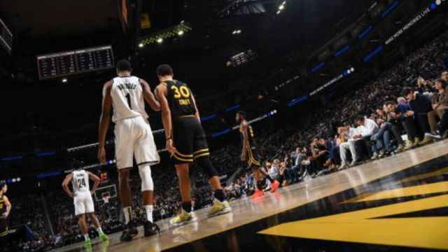 篮网vs勇士精华回放 布里奇斯下半场回暖不敌库里末节16分