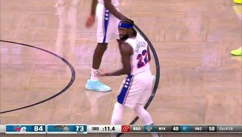 《NBA全场集锦》【回放】76人vs魔术第3节英文原声回放