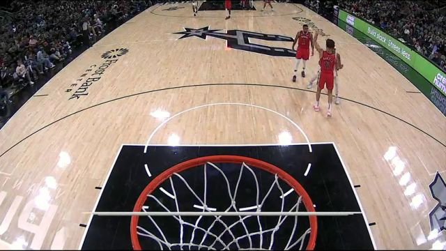 NBA常规赛：鹈鹕vs马刺第4节中文解说回放
