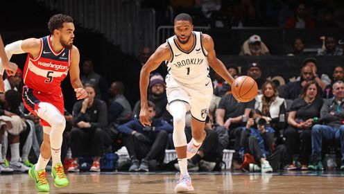 《NBA全场集锦》【球星】布里奇斯vs奇才集锦 全场14中6得到19+5遗憾败北