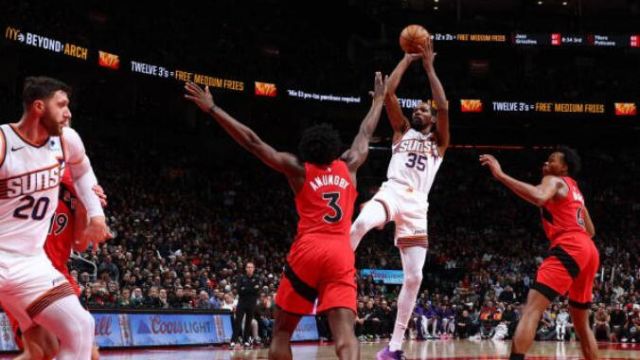 杜兰特vs猛龙集锦 空砍30+6末节死神降临徒劳无功