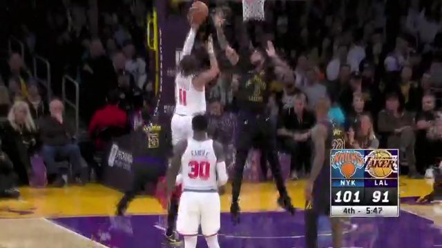 尼克斯vs湖人第4节中文解说回放