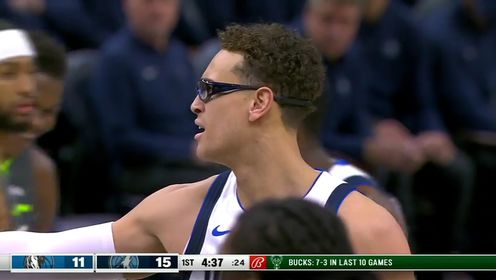 《NBA全场集锦》NBA常规赛：独行侠vs森林狼第1节英文原声回放