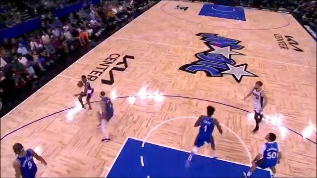 NBA常规赛：国王vs魔术第4节英文原声回放