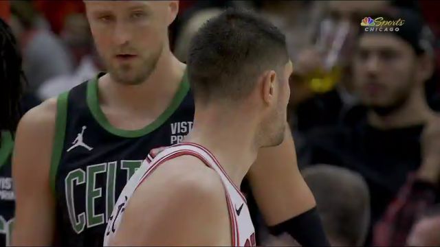 NBA常规赛：凯尔特人vs公牛第1节中文解说回放
