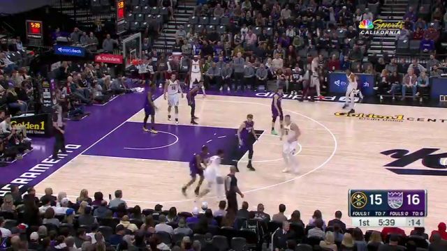 掘金vs国王第1节英文原声回放