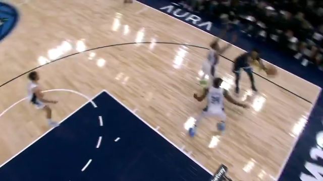NBA常规赛：魔术vs森林狼第4节英文原声回放