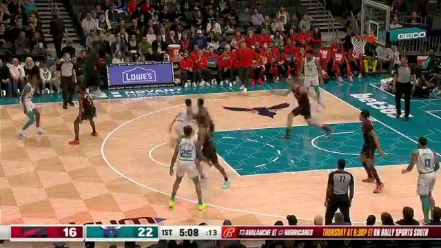 猛龙vs黄蜂第1节中文解说回放