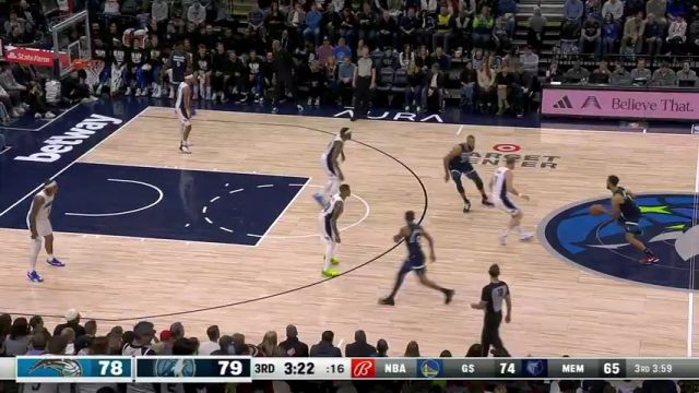 NBA常规赛：魔术vs森林狼第3节中文解说回放
