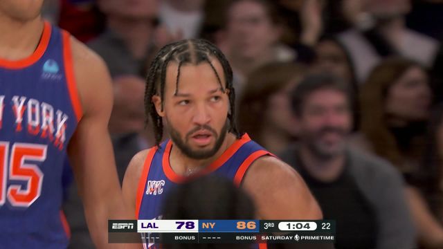 布伦森vs湖人集锦 独木难支末节遭针对 36+10成空砍