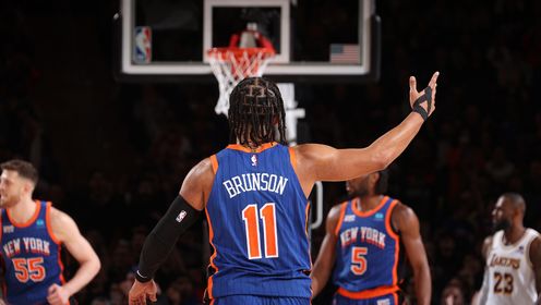 《NBA全场集锦》【球星】布伦森vs湖人集锦 独木难支末节遭针对 36+10成空砍
