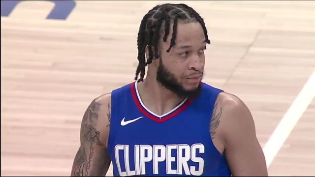 NBA常规赛：雷霆vs快船第1节英文原声回放