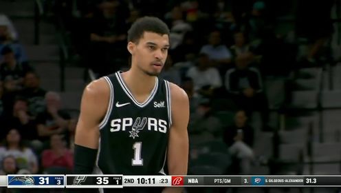 《圣安东尼奥马刺》NBA常规赛：魔术vs马刺第2节英文原声回放